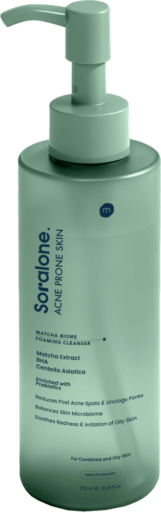 Soralone Matcha Biome Foaming Cleanser